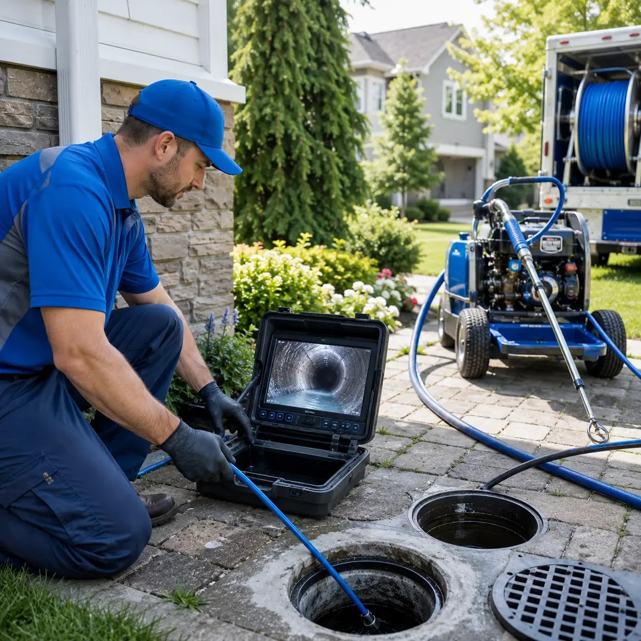 Outdoor drain cleaning professionals serving Lakeside, CT